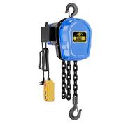ZYWMZJ Heavy-duty Chain Hoist, Minimum Load Capacity Of 2,200 Pounds, Automatic Chain Guidance, 360° Rotating Hook(Blue,3M_2T)