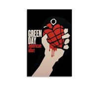 ZYWPRINT Green Day Poster Retro Classic Band Aesthetic Wall Art Canvas Printings for Bedroom Living Decoration 08x12inch(20x30cm) Unframe