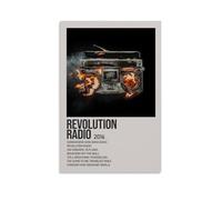ZYWPRINT Green Day-Revolution Radio Poster, Hit Music Album Cover Canvas Posters Pop Aesthetic Wall Art Prints for Bedroom Decoration 08x12inch(20x30cm) Unframe