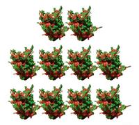 ZYWUOY 10 Pcs Building Model Tree, Red Green Bushes Shrubs For Terraces And Gardens
