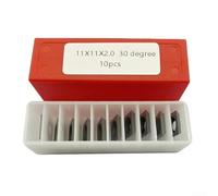 ZYWUOY 10 Pcs Carbide Inserts, Square Straight Carbide Blades for Woodturning 11×11×2.0mm Replacement Cutter