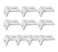 ZYWUOY 10Pcs Solar Panel Mounting Bracket, 90 Degree Cross Connection Solar Panel Mounting L Bracket for Rv Boat Off Grid Roof