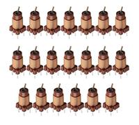 ZYWUOY 20pcs Adjustable Ferrite Core Inductor, 12T 0.6uH-1.7uH High-Frequency Coil for Computer Audio Equipment, Plastic and Copper Material