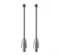 ZYWUOY 2Pcs Cmm Touch Probe, Thread Shank 3mm Ru By Ball 50mm Long A-5003-3680 Cmm Stylus