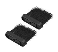 ZYWUOY 2Pcs Wooden Fireside Companion Cleaning Brush, Replacement Hearth Fire Brush Head Oblong Replacement Spare Hearth Brush Head Refill for Home