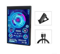 ZYWUOY 3 5 Inch TypeC Secondary Screen Monitor Perfectly Suited for Immediate Access to System Metrics (black)