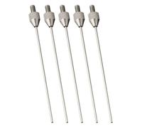 ZYWUOY 5pcs Stainless Steel for Dial Indicator Needle Points, M2.5 x 0.45 Thread Shank, 1mm Diameter × 50mm Effective Length for Depth & Height Gauges