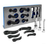ZYWUOY 9PC Heavy Duty Pry Bar Wrench Adaptor Kit for Secure Fit and Adjustable Angles During Tool Usage in Repair Work