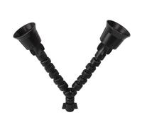 ZYWUOY Adjustable Double Nozzle Garden Sprayer M14x1.5 Thread Mist Watering Head for Fruit Tree Lawn Orchard Irrigation Black Plastic