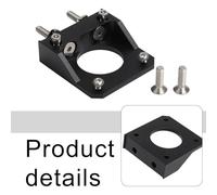 ZYWUOY Aluminum Z-Axis Stepper Motor Mount Bracket for for Ender 3, Compatible with for NEMA 17/42 Motors and 2040 Aluminum Profiles, 50×50×30 mm Black