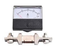 ZYWUOY Analog Amp Meter Gauge, DC 0-200A/300A Ammeter with Shunt for Panel Mounting, Black Plastic Housing DH-670 Series