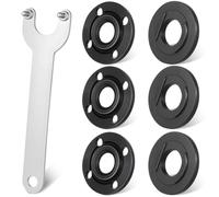ZYWUOY Angle Grinder Wrench Set, Flange Nut Kit, Spanner Tools, for 4-5/8" to 6" Grinders, Steel Construction, 6 Nuts Included, Flex & Pin Wrenches, Professional DIY Replacement Accessories