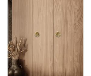 ZYWUOY Brass Cabinet Drawer Knobs, Vintage Floral Design with Gold Finish, 42 x 22 mm for Kitchen Cabinets, Bathroom Vanities & Wardrobes