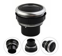 ZYWUOY Car Air Vent Outlet, Rotating Dashboard Conditioning Replacement for for general Motorhomes Buses Cars, ABS Construction Black Silver