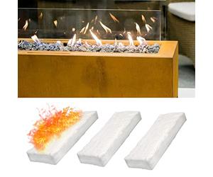 ZYWUOY Ceramic Wool Sponge, 3Pcs Bioethanol Fire Firplace Firebox Safety, Tabletop Portable Bio Ethanol Fireplacefor Indoor Outdoor Patio