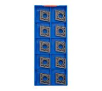 ZYWUOY CNMG120408-HM Carbide Turning Inserts, 10-Piece Set for Steel/Stainless Steel/Cast Iron CNC Lathe Machining, Roughing to Semi-Finishing with Chip-Breaking Geometry