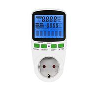 ZYWUOY Electric Energy Meter, Electricity Current Meter Graphical Power Metering Socket for Measurement Mini Pv Solar System EU