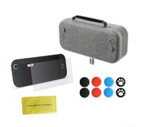 ZYWUOY EVA Carrying Case for Nintendo for Switch 2, Holds 12 Game Cartridges, Protective Travel Storage Bag for Console and Accessories(Grey Set)