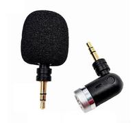 ZYWUOY Foldable For Microphone for Smartphones and Laptops 3 5mm Connector for Clean Audio Ideal for Speeches and Performances (3 pole)