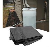 ZYWUOY IBC Water Tank Protective Cover, 210D Insulation Foil IBC Container Protective Cover Cases Protection for 1000 L Water Tanks(Black, 120x100x116cm)