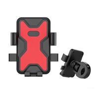 ZYWUOY Motorcycle Bike Phone Mount, 360 Degree Rotation Motorbike Phone Holder, Shockproof, Anti-Slip, Secure One-Second Lock For Riding (Handle)
