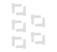 ZYWUOY PP 90° Plastic Hose Elbow Fitting, L-Shaped Equal-Diameter Adapter for Flexible Tubing, 6mm ID, 10-Pack - Food-Grade, Rust-Free, Lab & Pharma Use