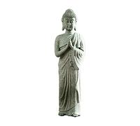 ZYWUOY Resin Stone Aquarium Decorations, Garden Ornament Standing Buddha Resin Stone Zen Effect Outdoor Indoor Statue Buddha
