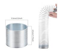 ZYWUOY Squirrel Proof Bird Feeder Baffle, Metal Spring Guard with 58-60mm Diameter for Outdoor Poles, Weather Resistant Silver Finish 2 Pack