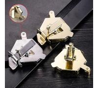 ZYWUOY Stainless Steel for Edge Guide Seam Guide for All Sewing Machines, Adjustable Magnetic Pressure Tool for Smooth Curves and Corner Sewing, 2-Piece Ergonomic Gold-Silver Set