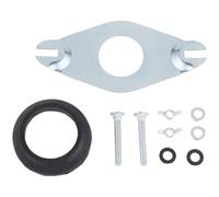 ZYWUOY Toilet Tank Fixings, Toilet Cistern Mounting Kit, Iron Hardware, Sturdy Black Brackets for Secure Installation, Compatible with Standard British Toilets, Pack