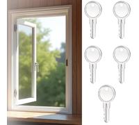 ZYWUOY UPVC Handle Key, Securistyle Lock Replacement Keys, Metal Alloy Construction, Smooth Operation, 5 Pack for Residential and Commercial Property Maintenance