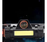 ZYWUOY USB-Rechargeable Dual-Mode Welding Helmet Headlight, Adjustable Tilt Base & Ergonomic Headband for Industrial Use, IPX4 Rain-Resistant LED Light for Outdoor Activities