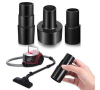 ZYWUOY Vacuum Hose Adapter Set, 3-Piece Wet/Dry Vacuum Converter Reducer for 2.5" to 1.25", 1.25" to 1.375"/1.5", 1.375" to 1.25", ABS Plastic