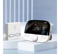 ZYWUOY WiFi Smart Thermostat Electric/water Heating, Gas Boilers, Remote Voice Control WLAN Heating Thermostat, Programmable Wifi Thermostat with Receiver, 433 Programmable Supports for ALEXA & for