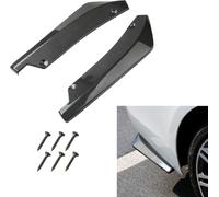 ZYXDMMJH 1 Pair Car Rear Bumper Lip Diffuser For Audi A7L Sedan 2021 2022 2023 2024 2025, Rear Bumper Diffuser Spoilers Auto Side Fender Skirt Splitter Canard Protector,A-Glossy Black