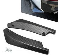 ZYXDMMJH 1 Pair Car Rear Bumper Lip Diffuser For Audi Q3 F3 2018 2019 2020 2021 2022 2023 2024, Rear Bumper Diffuser Spoilers Auto Side Fender Skirt Splitter Canard Protector,A-Glossy Black