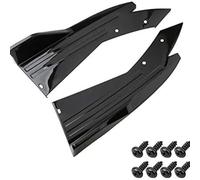 ZYXDMMJH 1 Pair Car Rear Bumper Lip Diffuser For Audi S5 Sportback F5 2019 2020 2021 2022 2023 2024, Rear Bumper Diffuser Spoilers Auto Side Fender Skirt Splitter Canard Protector,B-Black