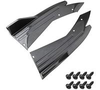 ZYXDMMJH 1 Pair Car Rear Bumper Lip Diffuser For Audi S5 Sportback F5 2019 2020 2021 2022 2023 2024, Rear Bumper Diffuser Spoilers Auto Side Fender Skirt Splitter Canard Protector,B-Glossy Black