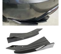 ZYXDMMJH 1 Pair Car Rear Bumper Lip Diffuser For Skoda Octavia Scout 2013-2019 2020 2021 2022 2023 2024, Rear Bumper Diffuser Spoilers Auto Side Fender Skirt Splitter Canard Protector,B-Glossy Black