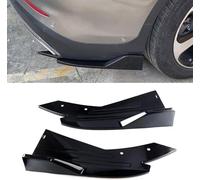ZYXDMMJH 1 Pair Car Rear Bumper Lip Diffuser For Skoda Octavia Scout 2013-2019 2020 2021 2022 2023 2024, Rear Bumper Diffuser Spoilers Auto Side Fender Skirt Splitter Canard Protector,B-Black
