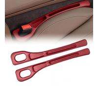 ZYXDMMJH 2 Pcs Car Seat Gap Filler Organiser For Audi A4 Cabriolet B6 8H 2001 2002 2003 2004 2005, Leak Proof Filling Strip Car Accessories for Keys Phones Wallets,Red