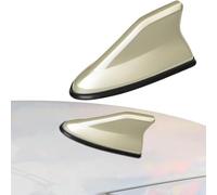 ZYXDMMJH Car Shark Fin Antenna For Acura TLX First Generation 2015 2016 2017, Waterproof And Dust AM FM Radio Signal Aerials Automotive Top Roof Aerials, Gold