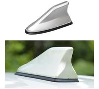 ZYXDMMJH Car Shark Fin Antenna For Acura TLX First Generation 2015 2016 2017, Waterproof And Dust AM FM Radio Signal Aerials Automotive Top Roof Aerials,Silver