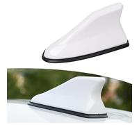 ZYXDMMJH Car Shark Fin Antenna For Acura TLX First Generation 2015 2016 2017, Waterproof And Dust AM FM Radio Signal Aerials Automotive Top Roof Aerials, White