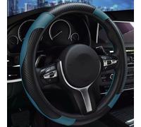 ZYXDMMJH Car Steering Wheel Cover For Odyssey 2011 2012 2013-2020 2021 2022 2023 2024, Soft Non-slip Breathable Covers Leather Elastic Steering Wheel Protector Car Accessories,Green