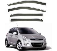 ZYXDMMJH Car Wind Deflectors for Hyundai I20 MK1-PB 2008-2012 2013 2014, Side Window Rain Guards Car Window Vent Visors UV Resistant Visors for Year-Round Use