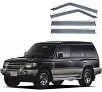 ZYXDMMJH Car Wind Deflectors for Mitsubishi Pajero V31-V46 MK2-V20 1992-1998, Side Window Rain Guards Car Window Vent Visors UV Resistant Visors for Year-Round Use