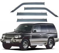ZYXDMMJH Car Wind Deflectors for Mitsubishi Shogun MK2-V20 1991-1997 1998, Side Window Rain Guards Car Window Vent Visors UV Resistant Visors for Year-Round Use