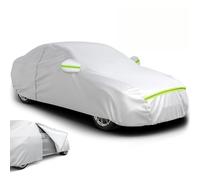 ZYXDMMJH Four Seasons Car Cover for Ford EcoSport 2003-2017 2018 2019 2020 2021 2022, Breathable Full Cover Rain Sun UV Dust Protection with Zipper Anti-scratch All Weather Protection,Silver