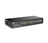 Zyxel 24 Port Network Switch | Unmanaged Gigabit Ethernet Switch | 24x GbE Ports | Switchable DIP | Fanless | Wall and Rack Mount Kits Included | GS1100-24ES